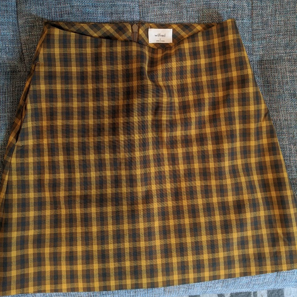Wilfred Check Skirt